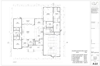 do floor plan for builder and contractor in autocad or revit