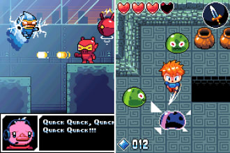 make a sprite with quality animations for your project