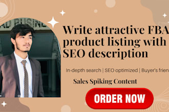 write amazon fba product listing, amazon product listing description