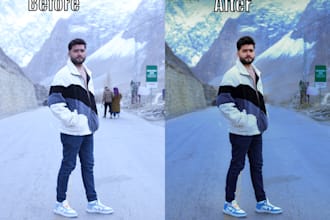 do photoshop retouching, editing portraits and headshots