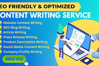 do SEO optimized website content writing to convert visitors into clients