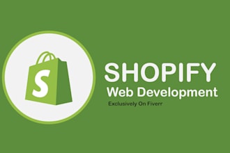 develop complete customized shopify store
