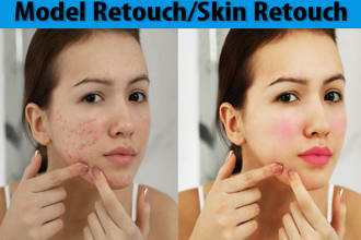 do photoshop editing for product model dress retouching
