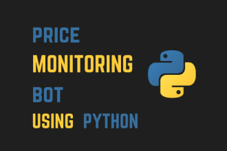 develop python price monitor bots