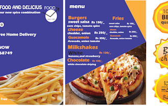 design food flyer for your restaurant