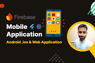 design and develop flutter mobile apps with firebase backend