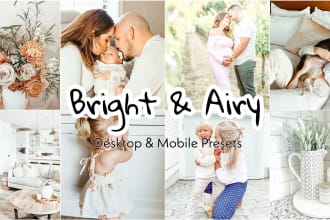create custom lightroom presets packs for you