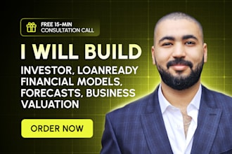 build certified financial models, forecasts, and business valuations