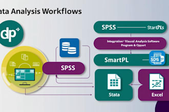 do data analysis by spss stata smartpls r and excel