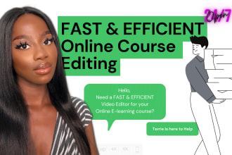 edit your online elearning course video fast