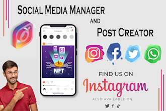 be your social media manager and nft personal assistant
