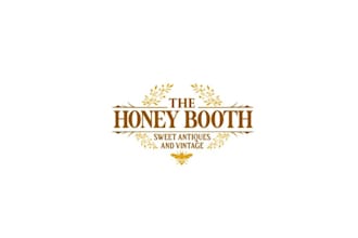 design a sweet logo for the honey booth