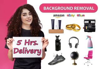 cut out and remove background from image  for amazon