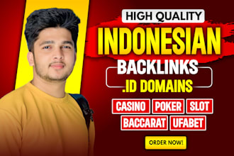 build high authority indonesian id dofollow backlinks with strong da and DR