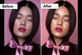 do high end photo skin retouching