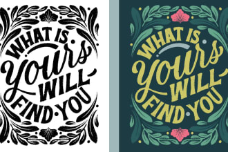 design a lettering tarot card