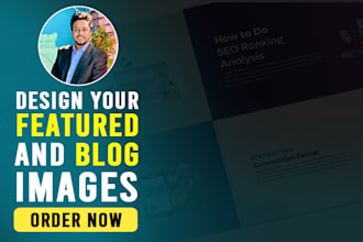 design high engaging blog post image or featured image