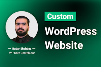 design and develop responsive wordpress business website