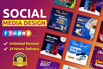 design 20 facebook post instagram post social media banner cover template