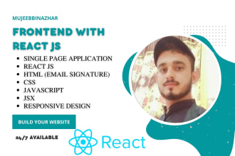 do fullstack web development in react