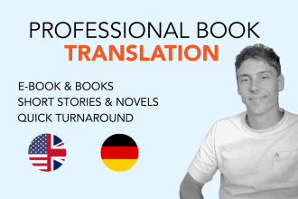 professionally translate your book from english to german