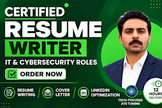 deliver ats resume writing and linkedin optimization