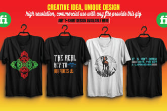 do graphic typography trendy t shirt design