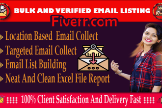 collect active email and linkedin leads according to targeted niches