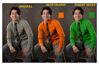 image recolor, color correction, and express delivery