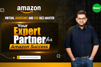 be your amazon fba virtual assistant for amazon store management, amazon ppc etc