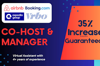 be your efficient airbnb co host and manager