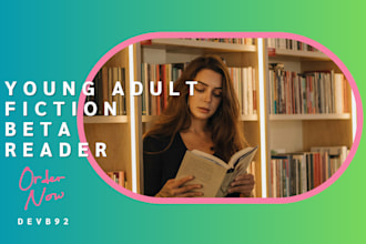 be your young adult fiction beta reader with honest feedback