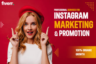 do instagram marketing and insta promotion for business and personal profile