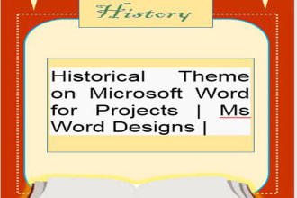 do historical theme on microsoft word and ms word designs