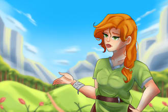 draw your minecraft avatar or roblox into anime style