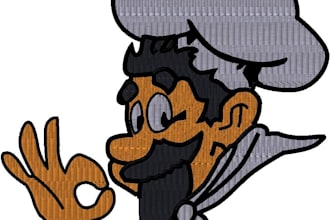do perfect embroidery digitizing into dst pes in 1 hour