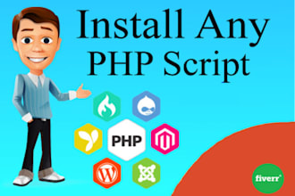 install any PHP script on your shared web hosting, vps, aws or dedicated server