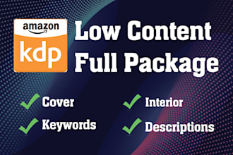 design kdp low content book full package ready to upload