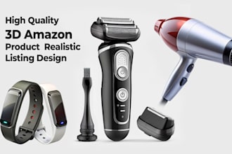 stunning 3d product modeling and realistic 3d rendering for amazon listings
