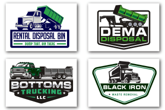 design junk removal, transport logo in 5 hours