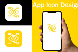 design mobile app icon and splash screen professionally