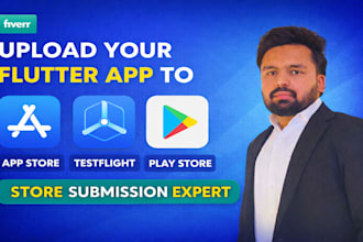 upload your flutter app to app store, testflight, and play store
