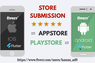 upload flutter app to play store and appstore