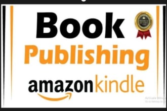 professionally publish your book on amazon kdp kindle