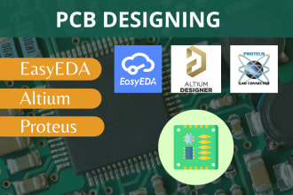 design schematics and pcb in easyeda and altium