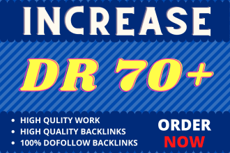 increase your website DR and da