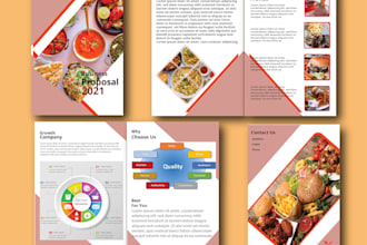 design amazing company profile, magazine, proposal, brochure