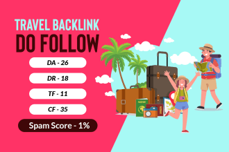 add your link with dofollow backlink on travel blog