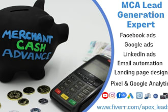 generate mca leads business loan leads mca google ads mca landing page mca leads