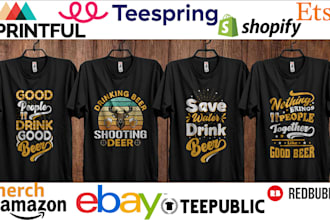 make custom minimalist typography t shirt design